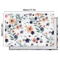 thumbnail image 5 of Pioneer Flower Floral Print Pattern Summer Placemats Table Placemats Set Of 6-Linen Kitchen Washable Placemats Table Mats 12x18 Inch Non-Slip Heat Resistant, 5 of 5