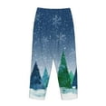thumbnail image 5 of Kll Womens Christmas Trees Print Pajama Pants Soft Pajama Bottoms For Women Cozy Lounge Pants, 5 of 9