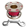 thumbnail image 4 of Scuba Diving Finger Spool Reel, Nylon Finger Spool Diving Reel Line&Double Ended Bolt Snap Gold 30m, 4 of 7