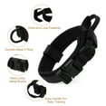thumbnail image 3 of Collar para perros grandes Unique Bargains, collar ajustable de alta resistencia con asa, collar táctico para perros, collar de alta resistencia color negro M, 3 of 7