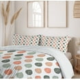 thumbnail image 6 of Ambesonne Salmon Duvet Cover Set, Rhythmic Autumnal Leaves, 2-Calking, Salmon Multicolor, 6 of 7