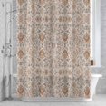 thumbnail image 4 of Boho Vintage 36x78 Inches Waterproof Shower Curtain, Tribal Style Flowers Bath Curtain Set with 12 Hooks Washable Shower Curtains for Bathroom Bathtub Decor, 4 of 9