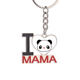thumbnail image 1 of Caricaturas, ositos panda. El soporte del llavero de metal del llavero ama a mamá, 1 of 3
