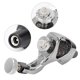 thumbnail image 3 of Máquina del tatuaje del motor, máquina de arma rotatoria del tatuaje del arma del sombreador del trazador de líneas de la aleación del cinc(Plata) tatuaje pistola Higoodz Belleza saludable, 3 of 7