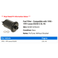 thumbnail image 2 of Fuel Filter - Compatible with 1990 - 1991 ES250 2.5L V6, 2 of 2