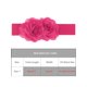 thumbnail image 4 of Cinturón Elástico Ancho de Doble Flor Grande INSPIRE CHIC para Mujeres, Cinturones de Cintura Chunky para Vestir Hasta 75cm/29.53" Rosa Fucsia, 4 of 6