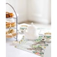 thumbnail image 4 of Easter Bunnies Kitchen Dish Towels for Drying Dishes Set of 3, Spring Eucalyptus Daisy Easter Eggs Waffle Weave Microfiber Hand Tea Bathroom Towels Quick Dry & Absorbent Towel 12x12, 4 of 7