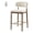 Palladian Beige, variant on NPD Furniture Verna Boucle Counter Stool Black Frame in Palladian Beige