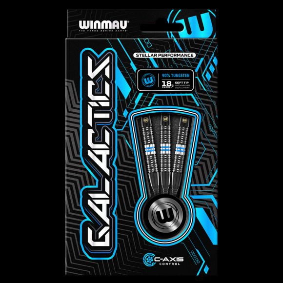 Winmau Galactics 20 gram SOFT TIP Dart Set 90% Tungsten Alloy