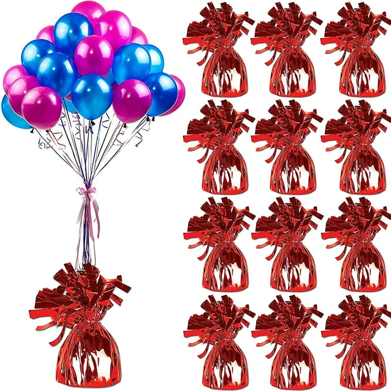 Balloon Weights for Helium Balloons Assorted Colour Plastic Heavy
