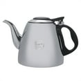 thumbnail image 1 of Greensen Théière en Acier Inoxydable 1,2l/1,5l pour Cuisinière, Théière, Cafetière, Bouilloire avec Poignée Résistante à la Chaleur, Théière en Acier Inoxydable, Théière en Acier Inoxydable, 1 of 8