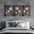 thumbnail image 6 of Canvas Wall Art For Living Room Wall Decorations For Bedroom Office Wall Decor Modern Abstract Wood grain dandelion Wall Paintings Hang Pictures Artwork Room Art Prints Kitchen Home Decor, 6 of 6