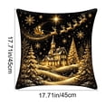 thumbnail image 3 of Christmas Pillow Covers, Decorative Cushion Case with Hidden Zipper, Soft Fabric for Sofa Couch Bed Home Decor, 3 of 7