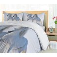 thumbnail image 4 of Duvet Cover Set, Galloping Noble Horses on Snow Covered Field Purity Animals, 4 of 6