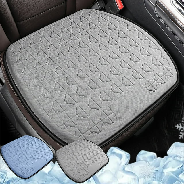 Sentmoon Car Seat Cushion Cushion Seat Leather Car Seat Cushion All Season Seat Cushion Fully Enclosed Leather Seat Cushion Seat Cover Breathable Seat Easy to Clean for Driver Seat