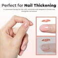 thumbnail image 2 of modelones Builder Rubber Gel Base Coat for Nails, Nude Pink Rubber Base Gel Nail Polish for Strengthen Apex Building Extension Protect Weak Nails Long Last U V Manicure Gift for Women, 2 of 8
