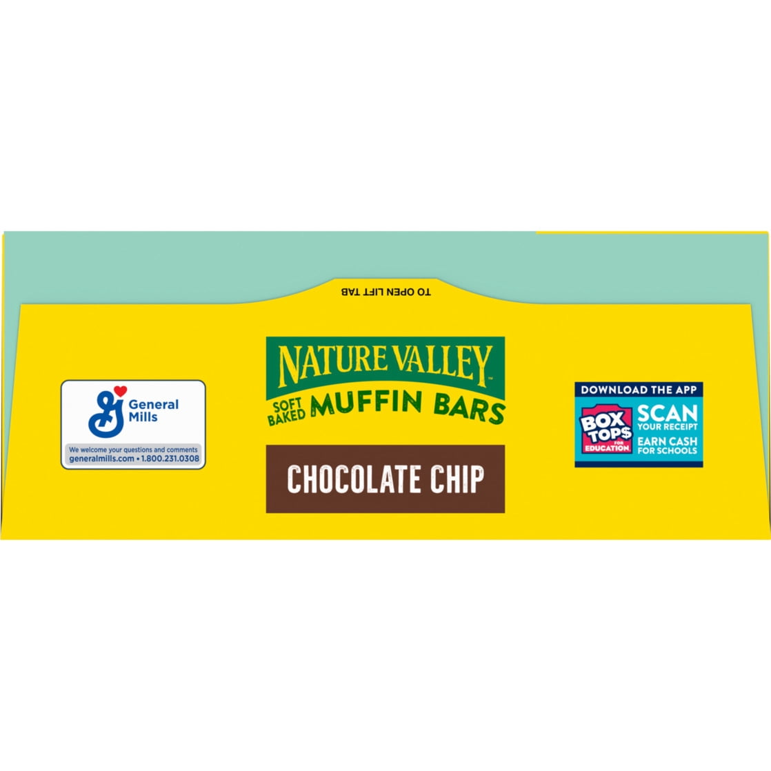 (6 pack) Nature Valley Soft Baked Muffin Bars, Chocolate Chip, Snack Bars, 10 Bars, 12.4 oz