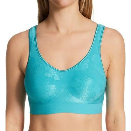 

Women s Bali 3488 Comfort Revolution Shaping Wirefree Bra (Isle Green Tropic 2X)