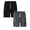 Z1-Dark Gray & Black, variant on Men's Athletic Shorts 9" Active Lightweight Summer Workout Running Drawstring Casual Sweat Shorts Gym Jogger Bottoms with Pockets