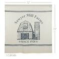 thumbnail image 4 of VHC Brands Sawyer Mill Blue Shower Curtain, 72x72, 4 of 6
