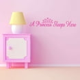 thumbnail image 3 of Holiday Gift Girls A Princess Sleeps here Cute Girly Wall Decal Decoration Girly Princess Vinyl Stickers for Girls Room Lasts Years and Easily Removable - Size: 45 in x 10 in, 3 of 3