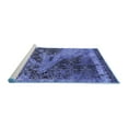 thumbnail image 2 of Ahgly Company Machine Washable Indoor Rectangle Oriental Blue Industrial Area Rugs, 6' x 9', 2 of 4