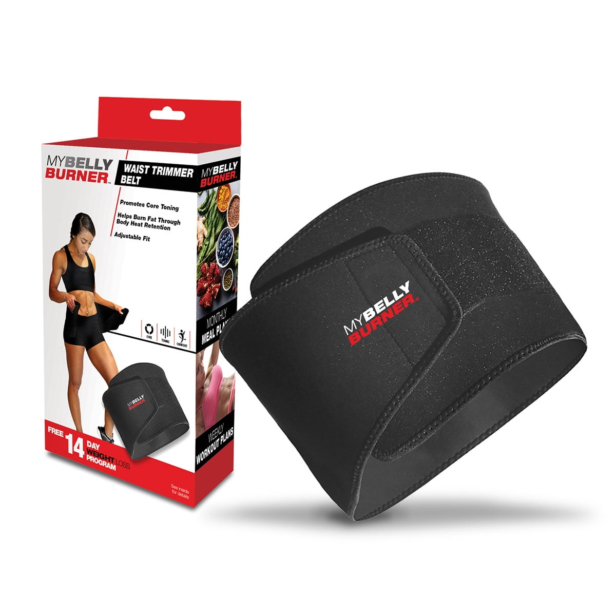 My Belly Burner Belt Black