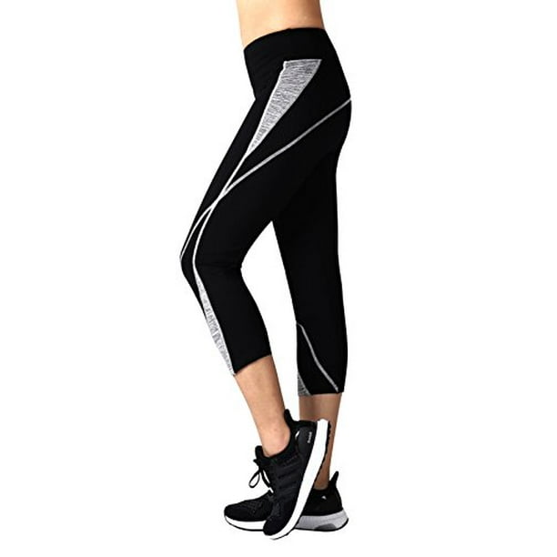 Sugar Pocket Womens capri Tights Sport Workout Trousers Yoga Pants