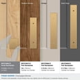 thumbnail image 4 of Amerock Maymont 1-5/8 inch (41mm) Length Square Champagne Bronze Cabinet Knob Backplate, 4 of 7