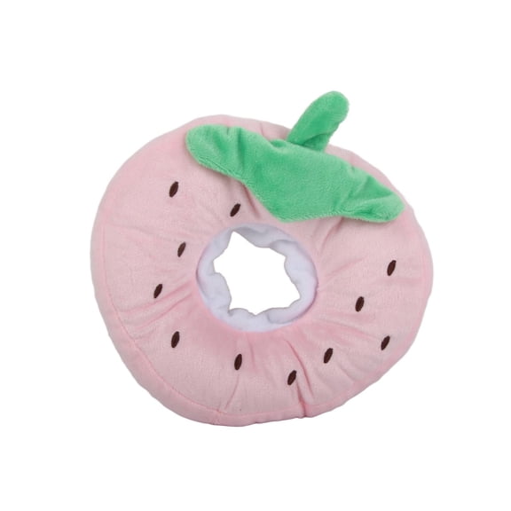 Suodoka Soft Fruit‑Shaped Cat Cone Collar – Adjustable, Anti‑Licking, Cotton Recovery Ring for Surgery, Cute & Flexible