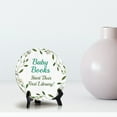 thumbnail image 6 of Baby Books Start Their First Library! Baby Shower Decoration Circle 5x5" Table Sign Home Decor | Baby Party Signs, 6 of 9