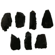 Black Tourmaline Stone 2 Packs Mineral Crystal Rough Home Decor Gemzees Handmade