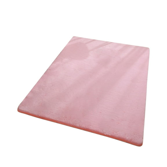 Yonrjhukm 24x16In Plush Carpet Decor Floor Mat for Bedroom Living Room, Fluffy Modern Indoor Bedside Floor Rugs, Ultra Soft Plush Carpet for Nursery Kids Teen Dorm Home Room Decor Aesthetic