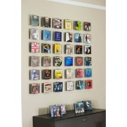 CollectorMount CD Mount Wall Frame Display and Shelf Stand, Invisible and Adjustable, 1 Pack