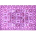 thumbnail image 1 of Ahgly Company Indoor Rectangle Persian Purple Traditional Area Rugs, 2' x 4', 1 of 4