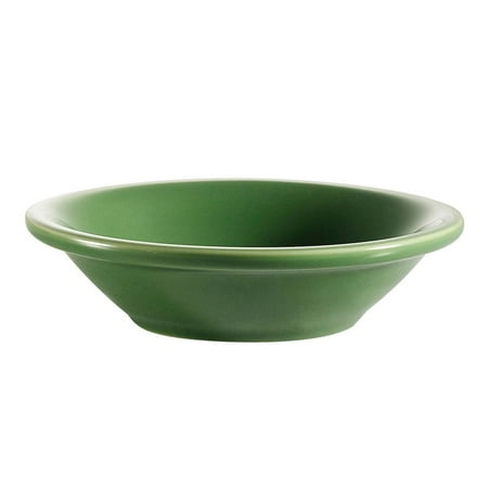 

Las Vegas Fruit Dish Narrow Rim Green 4 Oz. 4-5/8 Dia. X 1 H Stoneware Green 4 packs
