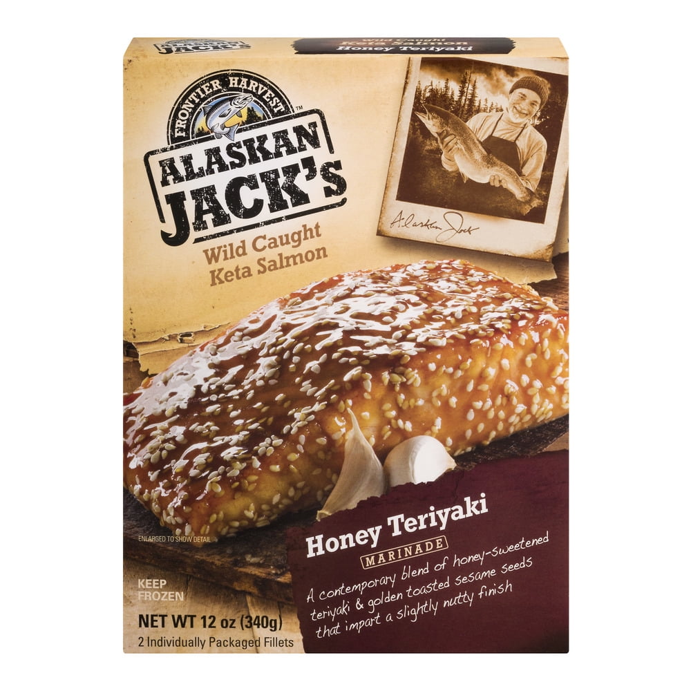 Alaskan Jack's Wild Caught Keta Salmon Honey Teriyaki 2 CT by Yihe Seafood