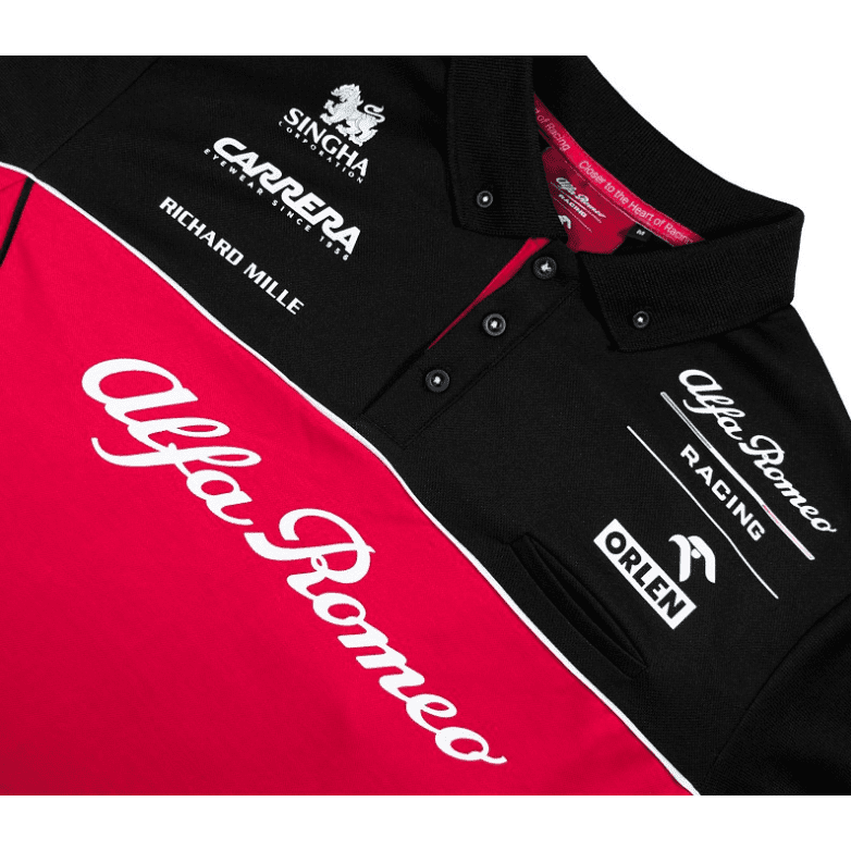 Alfa Romeo Racing F1 2020 Mens Team Polo Shirt 
