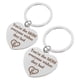 thumbnail image 4 of 2 llaveros con forma de corazón para el Día de la Madre, llaveros portátiles de metal para bolsos, carteras, adornos., 4 of 5