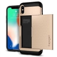 thumbnail image 1 of Funda SPIGEN para iPhone X y Xs Crystal Wallet Dorado, 1 of 6