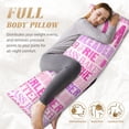 thumbnail image 4 of Body Pillow Cover - Soft Body Pillow Pillowcase, Best Mom ever Breathable Long Body Pillow Case Cover with Invisible Zipper 20x60in, 4 of 5