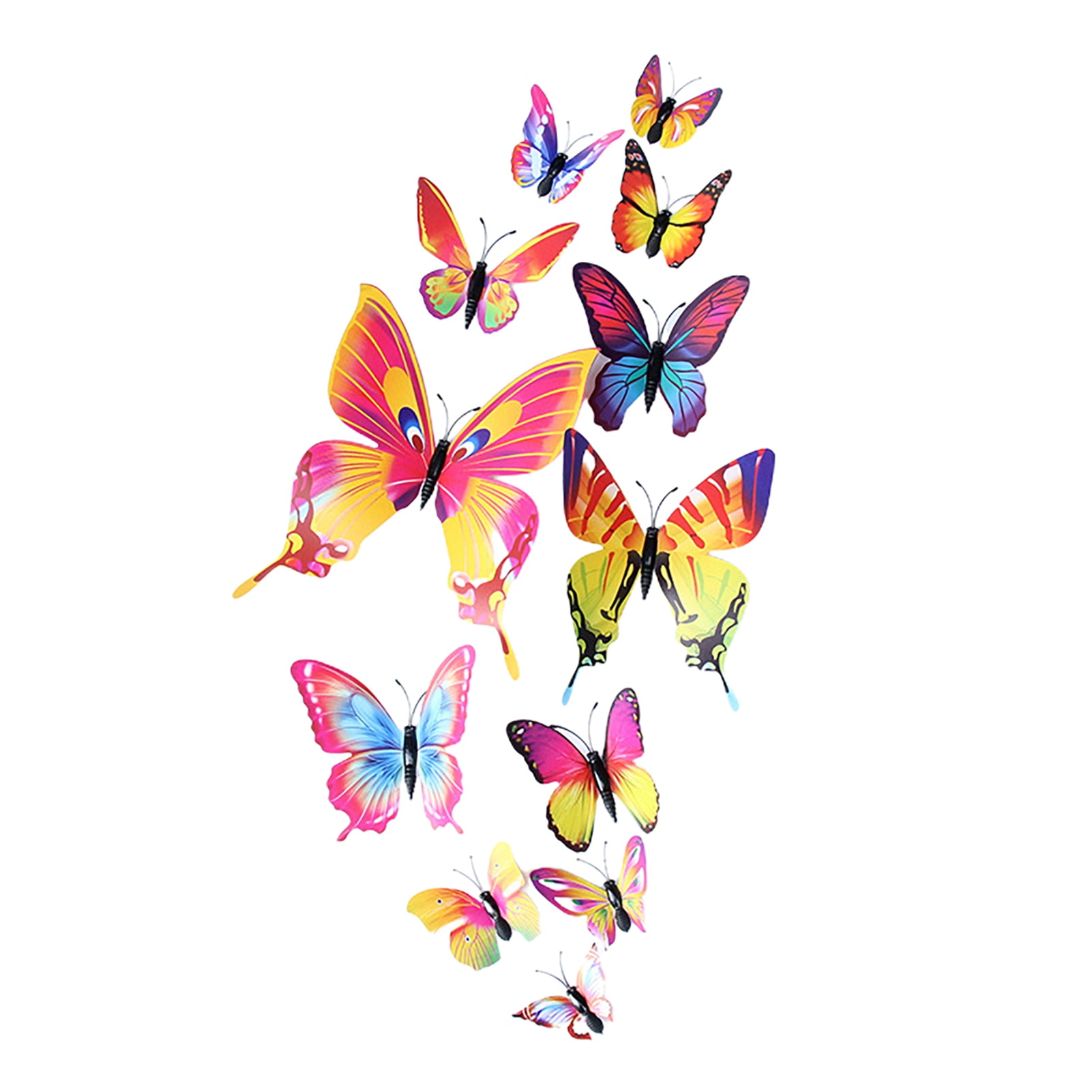 XIEC Wall Butterflies Stickers 1 Set Home Beautification 3D Fabulous