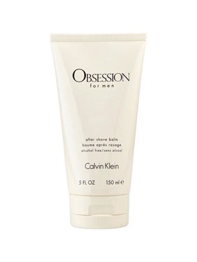 ($50 Value) Calvin Klein OBSESSION After Shave Balm for Men, 5 oz