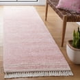 thumbnail image 2 of SAFAVIEH Easy Care Tahnee Solid Cotton Machine Washable Runner Rug, Pink/Ivory, 2'3" x 7', 2 of 8