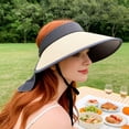 thumbnail image 1 of Sombrero de ala ancha para hombre y mujer | Sombrero de exterior con protección solar UPF | Sombrero de pescador ajustable y resistente al viento para la playa, viajes, senderismo y jardinería., 1 of 6
