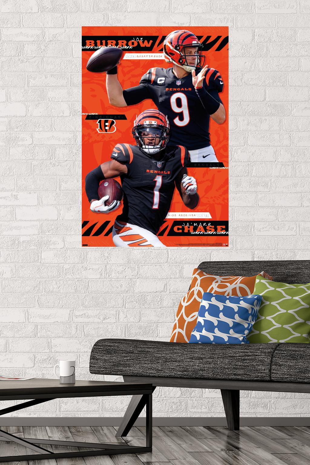 NFL Cincinnati Bengals - Dynamic Duo 21 Wall Poster, 22.375" x 34"