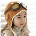 thumbnail image 4 of Cool Boys Kids Baby Winter Warm Cap Hat Beanie Pilot Aviator Crochet Earflap Hat, 4 of 5