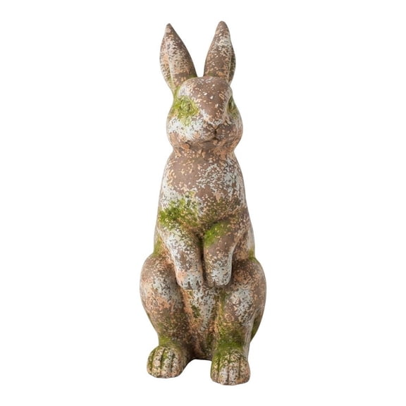 Kalalou Inc Faux Concrete Rabbit - Head Forward