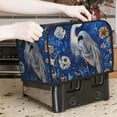 thumbnail image 7 of Picia Blue Heron Floral Garden Print 2 Slice Toaster Cover , Toaster Protector Dustproof Kitchen Appliance Cover, Kitchen Appliance Dustproof Protector, 7 of 7