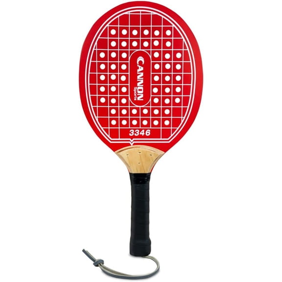 Cannon Sports Pro Paddleball Paddle for Racquet & POP Tennis Sports (Red)